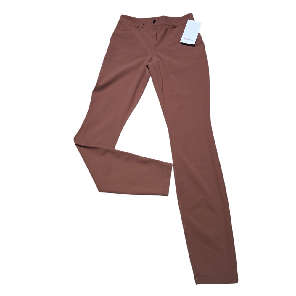 Lululemon City Sleek Slim-Fit HR Pant 28 Ancient Copper Warpstreme W5EJ8S NEW